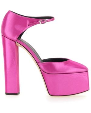 Giuseppe Zanotti 150Mm Bebe Platform Court Shoes - Pink
