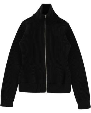 Maison Margiela Zippered Cardigan - Black