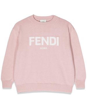 Fendi Pullover Roma Kni - Rosa