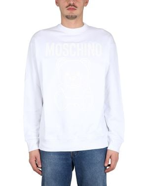 Moschino Felpa Teddy - Bianco