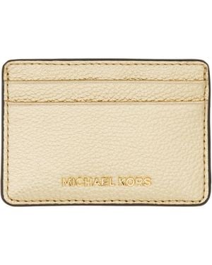 MICHAEL Michael Kors Portacarte Con Logo - Natural