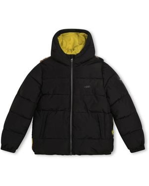 BOSS Down Jacket With Hood - Black