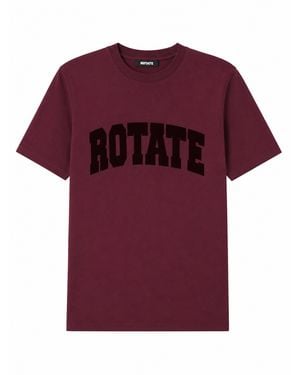 ROTATE BIRGER CHRISTENSEN T-Shirt Oversize - Red