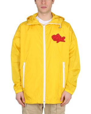DSquared² Logo Patch Jacket - Yellow
