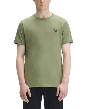Fred Perry Tshirt Ringer - Green
