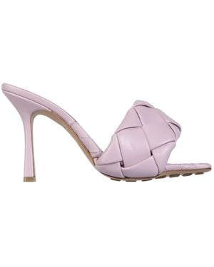Bottega Veneta Slip On Heels - Pink