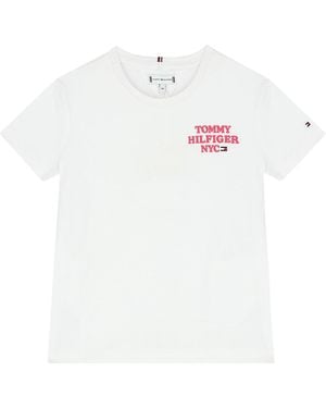 Tommy Hilfiger Nyc Graphic T Shirt - White