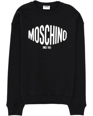 Moschino Logo-Print Sweatshirt - Black