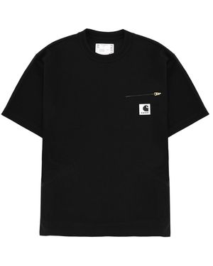 SACAI X CARHARTT WIP T-Shirt - Black