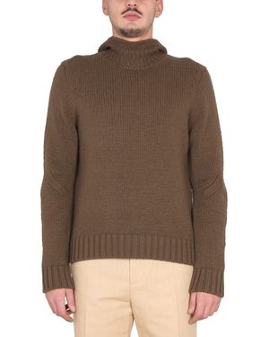 Bottega Veneta Textured Jersey With Hood - Brown