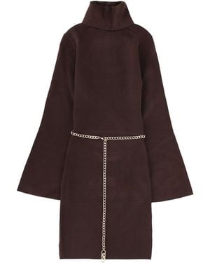 MICHAEL Michael Kors Knitted Mini Dress - Brown