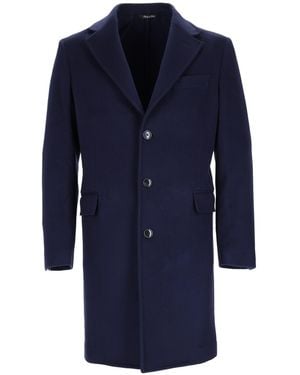 Colamarino Cappotto Monopetto - Blue