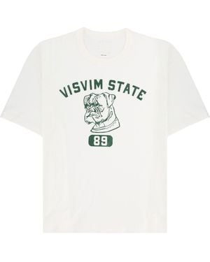 Visvim T-Shirt "Jumbo" Con Stampa - White