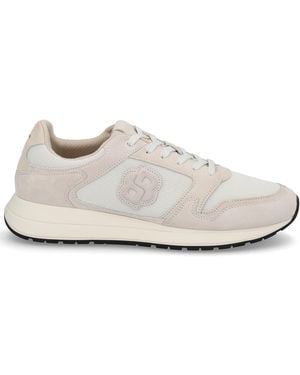 BOSS Monogrammed Sneaker - White