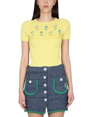 Cormio Jersey With Embroidery - Yellow