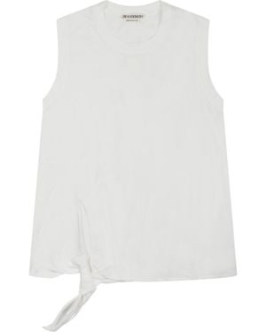 JW Anderson Tank Top Con Nodo - White