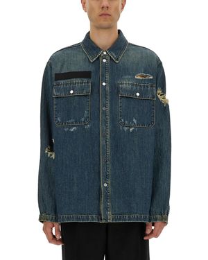 Helmut Lang Denim Uniform Shirt - Blue