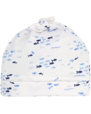 Emporio Armani Beanie Fish - White