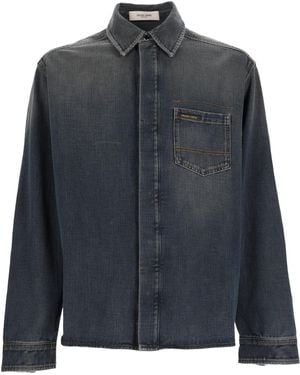 Golden Goose Camicia Slim Fit - Blue