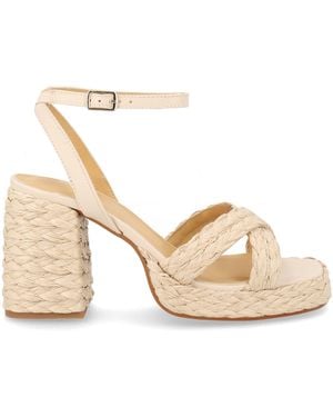 Castañer Braided Heels - Natural