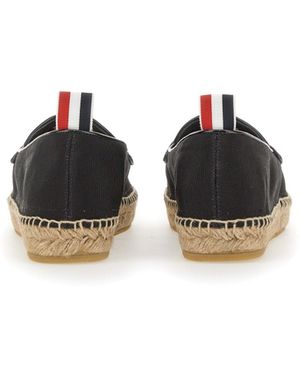 Thom Browne ESPADRILLA PENNY VARSITY - Nero