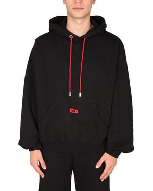 Gcds Relaxed Fit Hoodie - Black