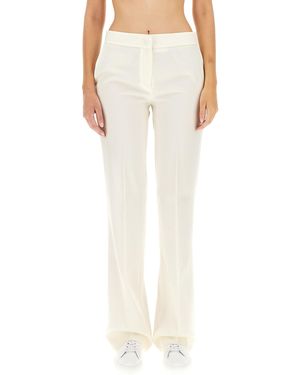 Fabiana Filippi Flare Fit Trousers - White