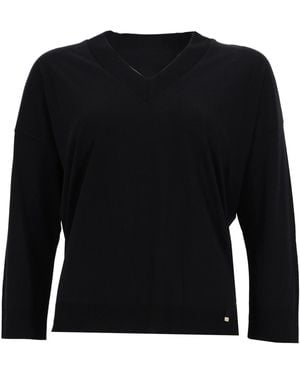 Herno V-Neck T-Shirt - Black