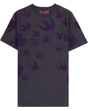 McQ T-Shirt Con Stampa - Blue