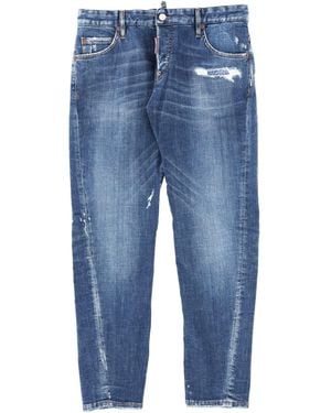 DSquared² Distressed Slim-Fit Jeans - Blue