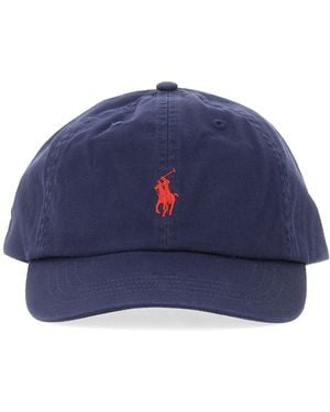Polo Ralph Lauren Baseball Cap With Logo - Blue