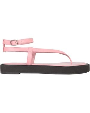 BY FAR Cece Thong Sandals - Pink