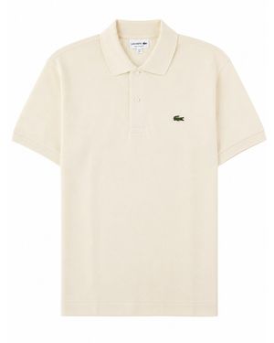 Lacoste Polo Con Logo - Natural