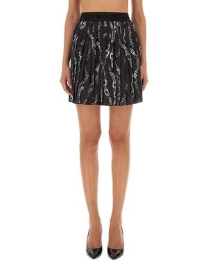 Versace Jeans Couture "Chain Couture" Skirt - Black