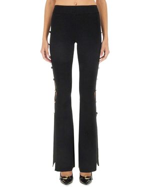 Versace Jeans Couture Cut Out Trousers - Black