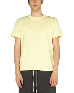 Department 5 "aleph" Cotton T-shirt - Yellow