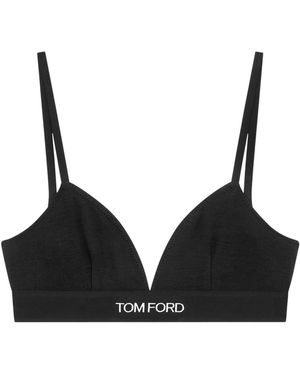 Tom Ford Reggiseno Con Logo - Black