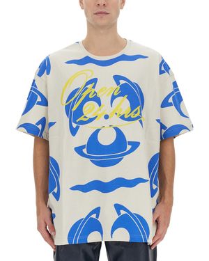 Vivienne Westwood T-Shirt Oversize - Blu