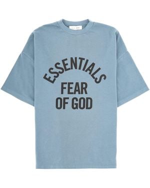 Fear Of God T-Shirt "Campus 90's" - Blue