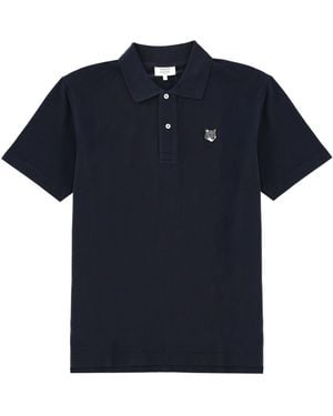 Maison Kitsuné Maison Kitsuné Polo Con Logo - Blue