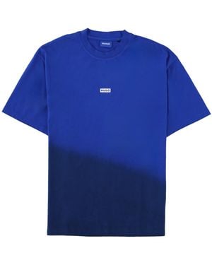 HUGO T-Shirt "Nalono" Con Logo - Blue