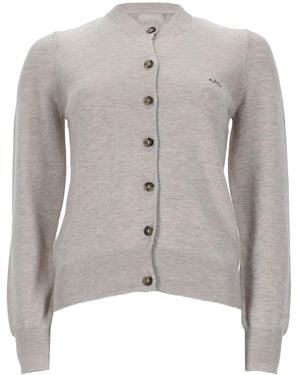 A.P.C. A. P.C. Cardigan - Grey