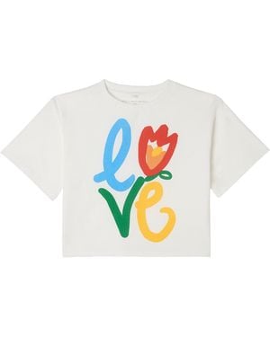 Stella McCartney "Flower Love" T-Shirt - White