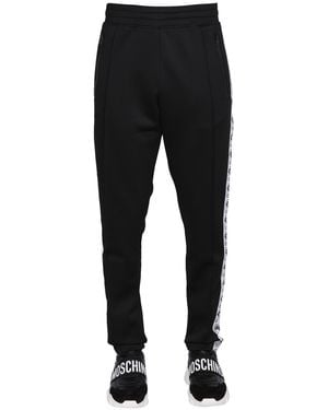 Moschino Tapered Jogging Trousers - Black