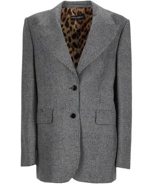 Dolce & Gabbana Giacca Monopetto "Linda" - Grey