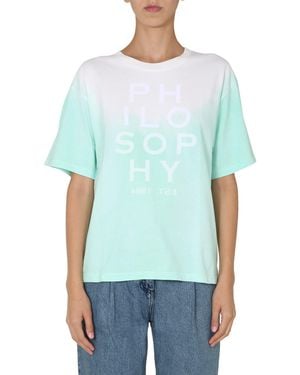 Philosophy Di Lorenzo Serafini Crew Neck T Shirt - Green