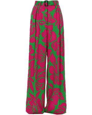 Dries Van Noten Effortless Viscose Trousers For - Multicolour