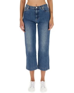 A.P.C. Regular High Rise Jeans - Blue