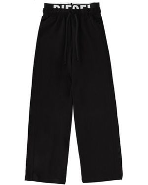 DIESEL Jogger Trousers Leslie-D-Pop - Black