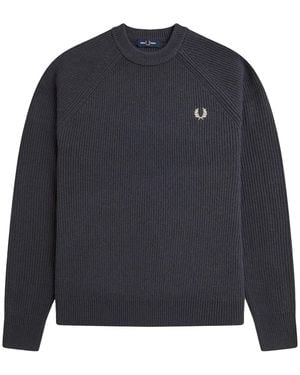 Fred Perry Regular Fit Logo T-Shirt - Blue
